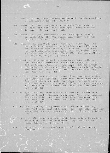 catalogo de terremotos para america del sur catalog of earthquakes ...