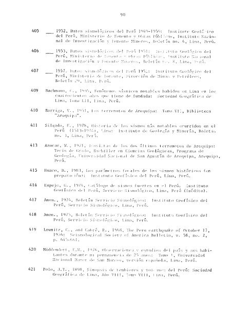 catalogo de terremotos para america del sur catalog of earthquakes ...