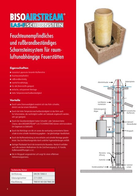 SCHORNSTEIN-SYSTEME - Bisotherm GmbH