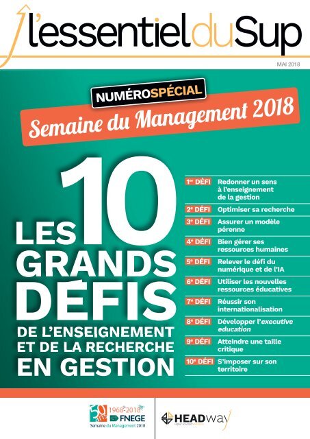 L'Essentiel du Sup - édition spéciale Semaine du Management