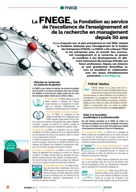 L'Essentiel du Sup - édition spéciale Semaine du Management