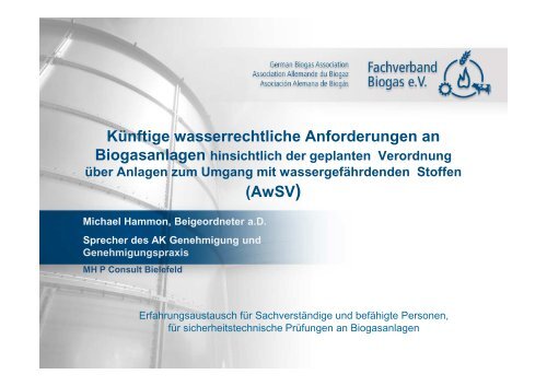 AwSV - Fachverband Biogas e.V.