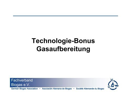 EEG 2009 - Fachverband  Biogas e.V.