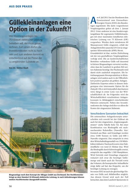 Anbau an Front-oder Radlader - Fachverband Biogas e.V.