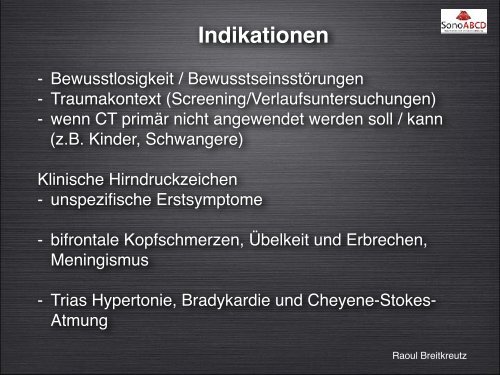 D-Probleme: Sonoskopie des ONSD, Pupillomotorik und mehr....