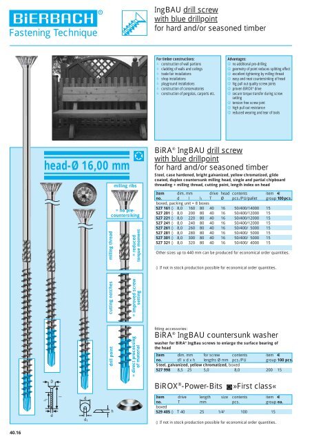 New - BiERBACH GmbH & Co. KG Befestigungstechnik