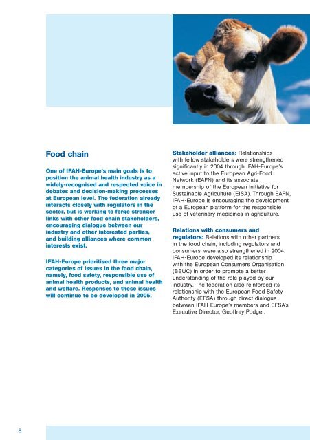 ANNUAL REPORT 2004 - Bundesverband für Tiergesundheit