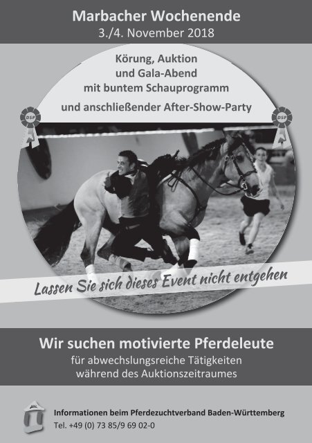 Fohlenschaukatalog Warmblut 2018