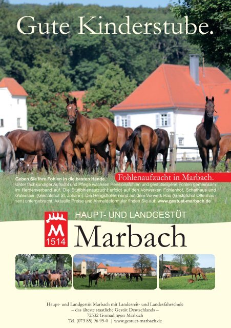 Fohlenschaukatalog Warmblut 2018