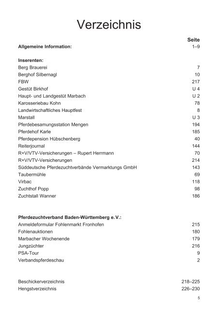 Fohlenschaukatalog Warmblut 2018