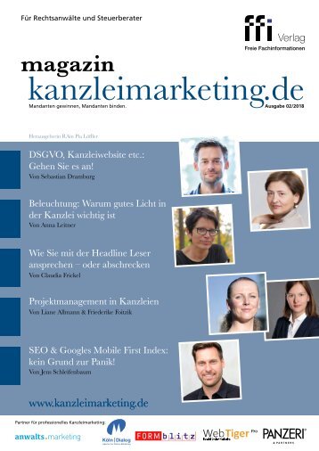 eMagazin kanzleimarketing.de 02/2018