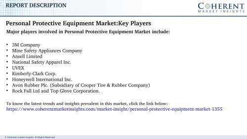 Personal Protective Equipment Market to Reflect Significant Incremental Opportunity During 2017-2025