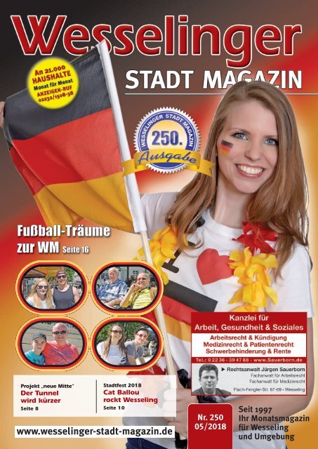 Wesselinger Stadt Magazin Mai 2018