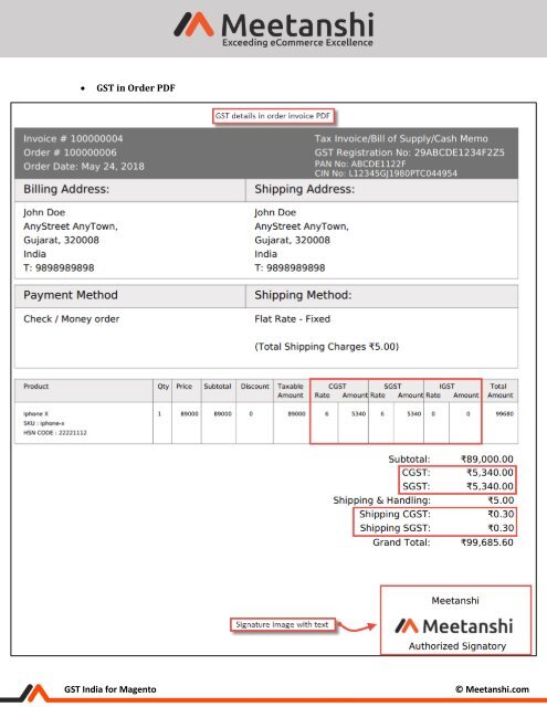 Magento GST India