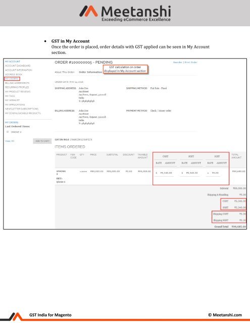 Magento GST India