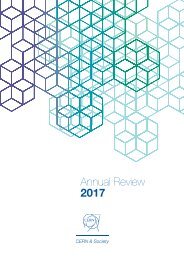 CERN & Society Foundation Annual Review 2017