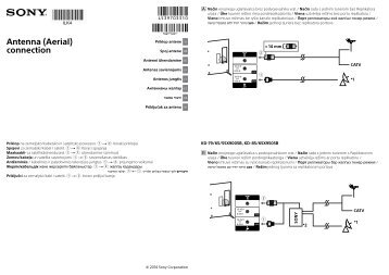 Sony KD-85X9505B - KD-85X9505B DÃ©pliant Kazakh