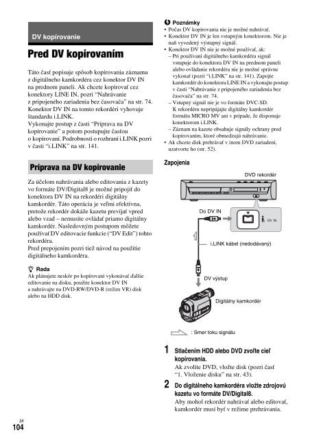 Sony DAR-X1R - DAR-X1R Istruzioni per l'uso Slovacco