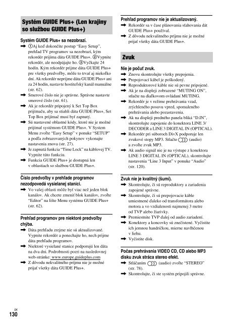 Sony DAR-X1R - DAR-X1R Istruzioni per l'uso Slovacco