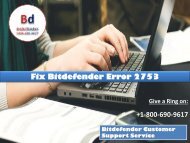 Fix Bitdefender Error 2753