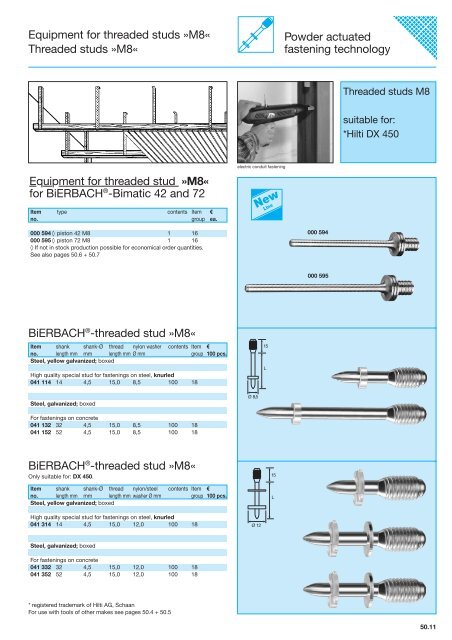 A C 2 x screw ÃÂ  B - BiERBACH GmbH & Co. KG Befestigungstechnik