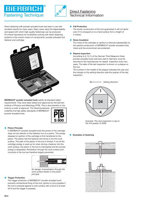 A C 2 x screw ÃÂ  B - BiERBACH GmbH & Co. KG Befestigungstechnik