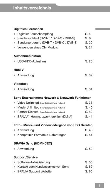 Sony KDL-40NX725 - KDL-40NX725 BRAVIA Pocket Guide Allemand