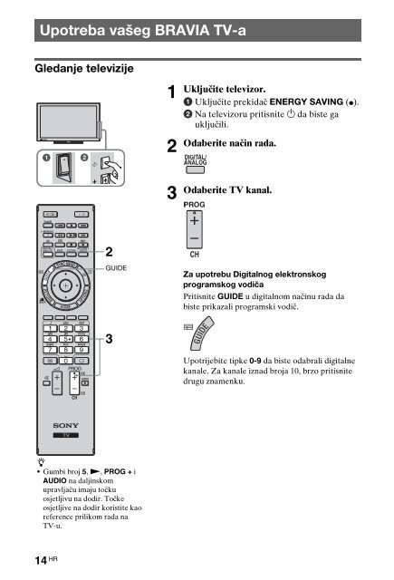 Sony KDL-40NX725 - KDL-40NX725 Consignes d&rsquo;utilisation Croate