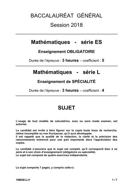 Bac-Es-Liban-2018-Sujet-Maths-Obligatoire