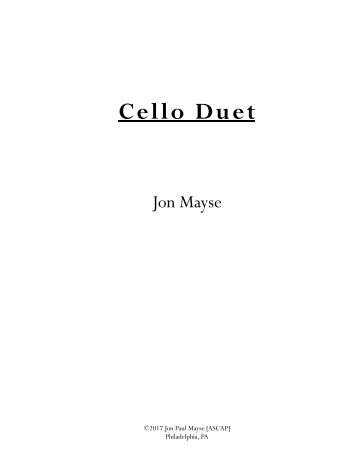 Cello Duet