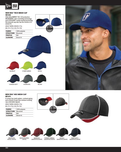 Apparel, Bags & Caps