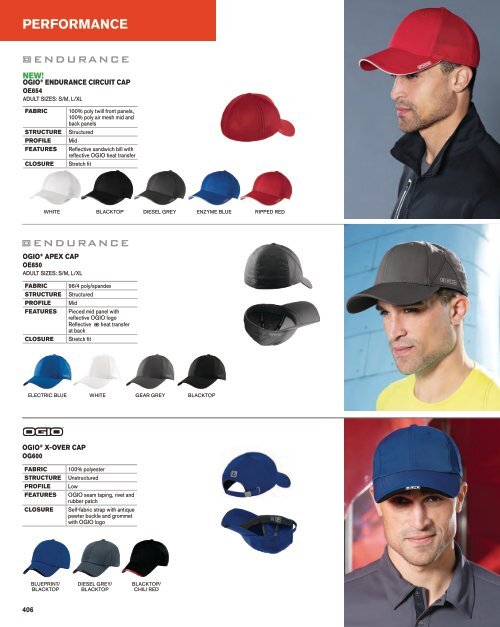 Apparel, Bags & Caps