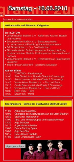 38. Staßfurter Salzlandfest 