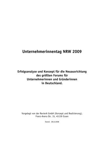 Unternehmerinnentag NRW 2009.pdf - BFBM