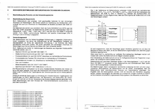 BiLO - Balkenschuhe - BiERBACH GmbH & Co. KG ...