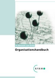 B.F.B.M. Organisationshandbuch