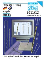 Nagel- technik Fastener + Fixing - BiERBACH GmbH & Co. KG ...
