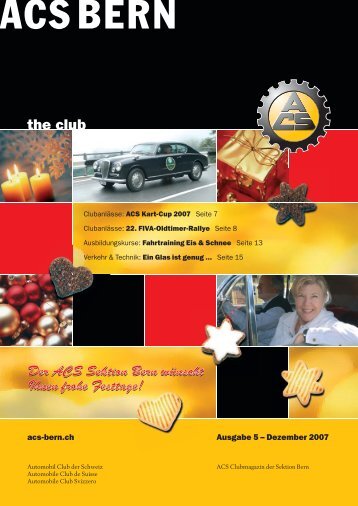 Dezember 2007 - ACS Automobil-Club der Schweiz