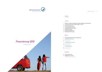 Finanzierung 2010 - Bankenfachverband