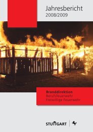 Jahresbericht der Feuerwehr für 2008 und 2009 - Feuerwehr Stuttgart