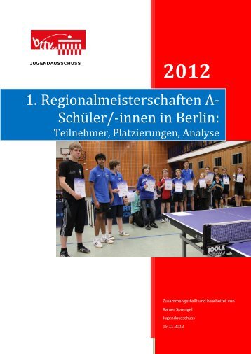 2012 - Berliner Tisch-Tennis Verband