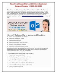 Call at +1-833-445-7444 Microsoft Outlook technical help support Number