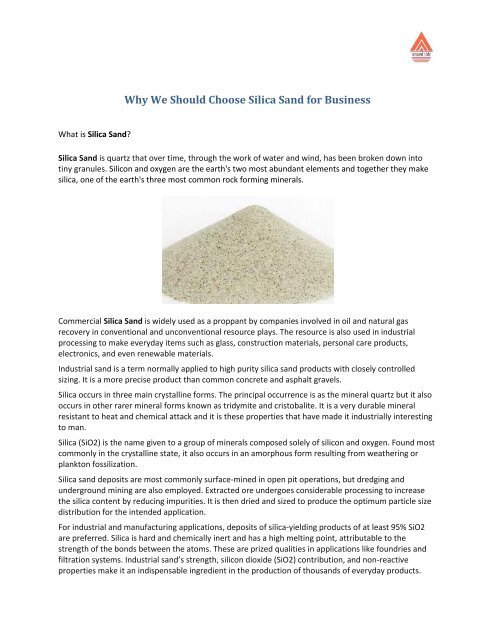 What is Silica?