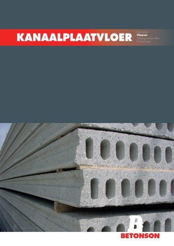 KANAALPLAATVLOER - Betonson