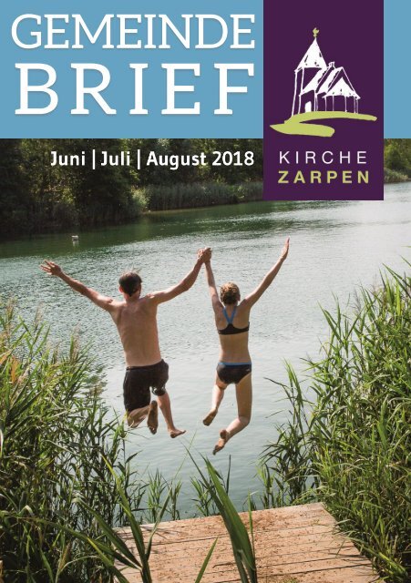 Gemeindebrief Juni Juli August 2018 ONLINE