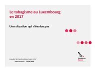 Tabagisme Luxembourg 2017