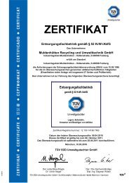 ZERTIFIKAT - BERZELIUS METALL GmbH
