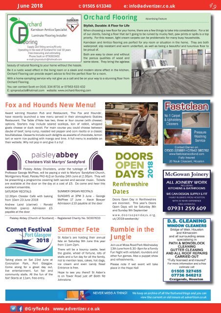 285 June 2018 - Gryffe Advertizer