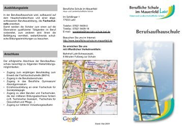 BAL - Berufliche Schule im Mauerfeld