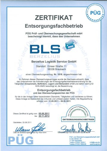 BLS - BERZELIUS METALL GmbH